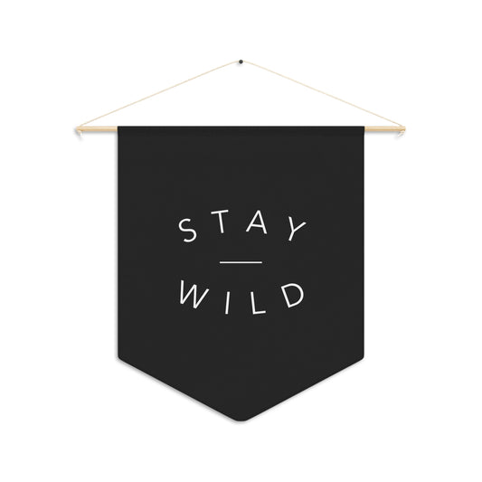 stay wild modern nursery banner