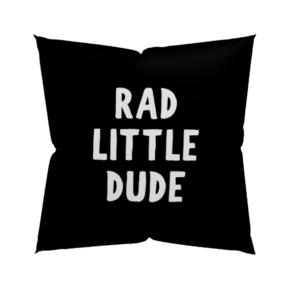 rad little dude pillow case