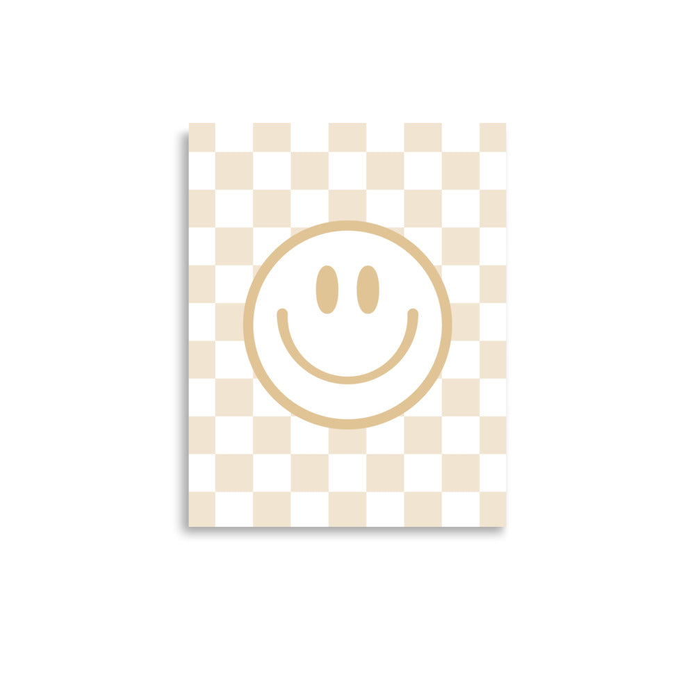 neutral smiley face poster