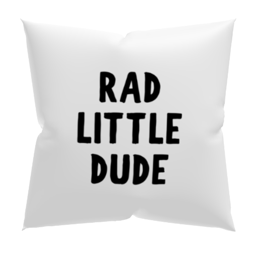 rad little dude pillow case